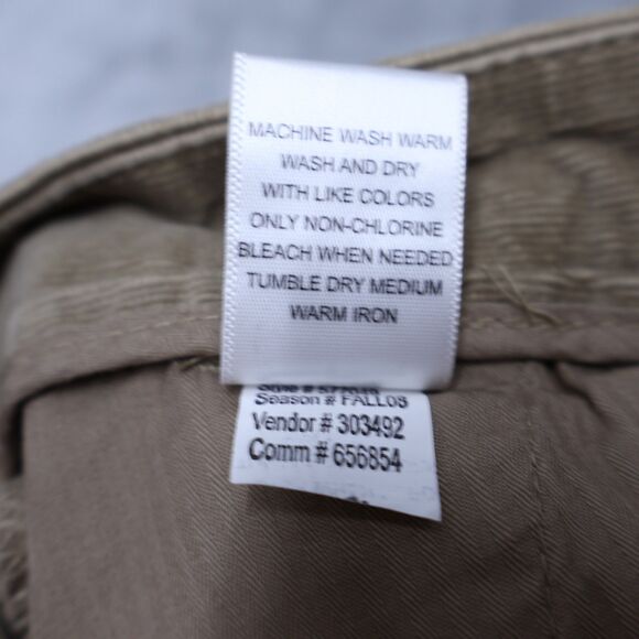 Banana Republic Pants Mens Size 33x32 Brown Relaxed Straight Cotton Corduroy - Picture 7 of 12